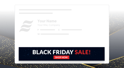 Black Friday email signature